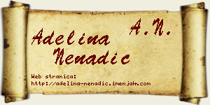Adelina Nenadić vizit kartica